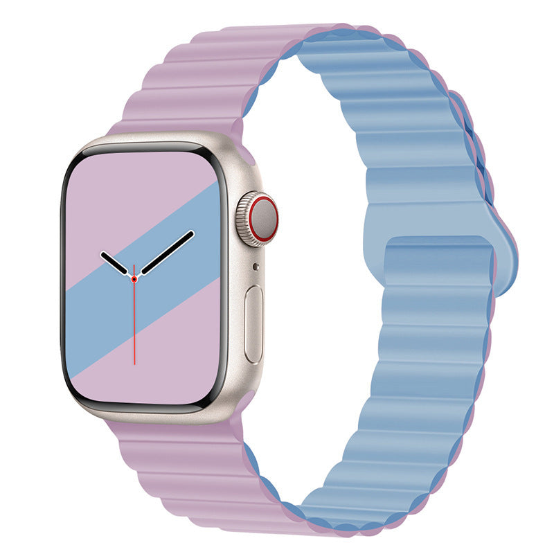 Premium Silicone Full Magnetic Apple Watch Strap