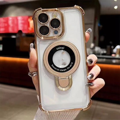 Magnetic Suction With Four Shatterproof Angles iPhone Case