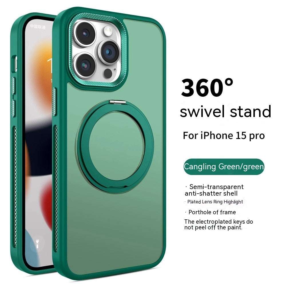 CASYFiE Rotating Bracket Magnetic Suction iPhone Case