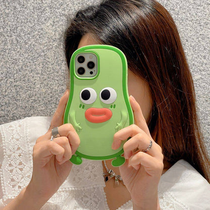 Sausage Mouth Avocado iPhone Case
