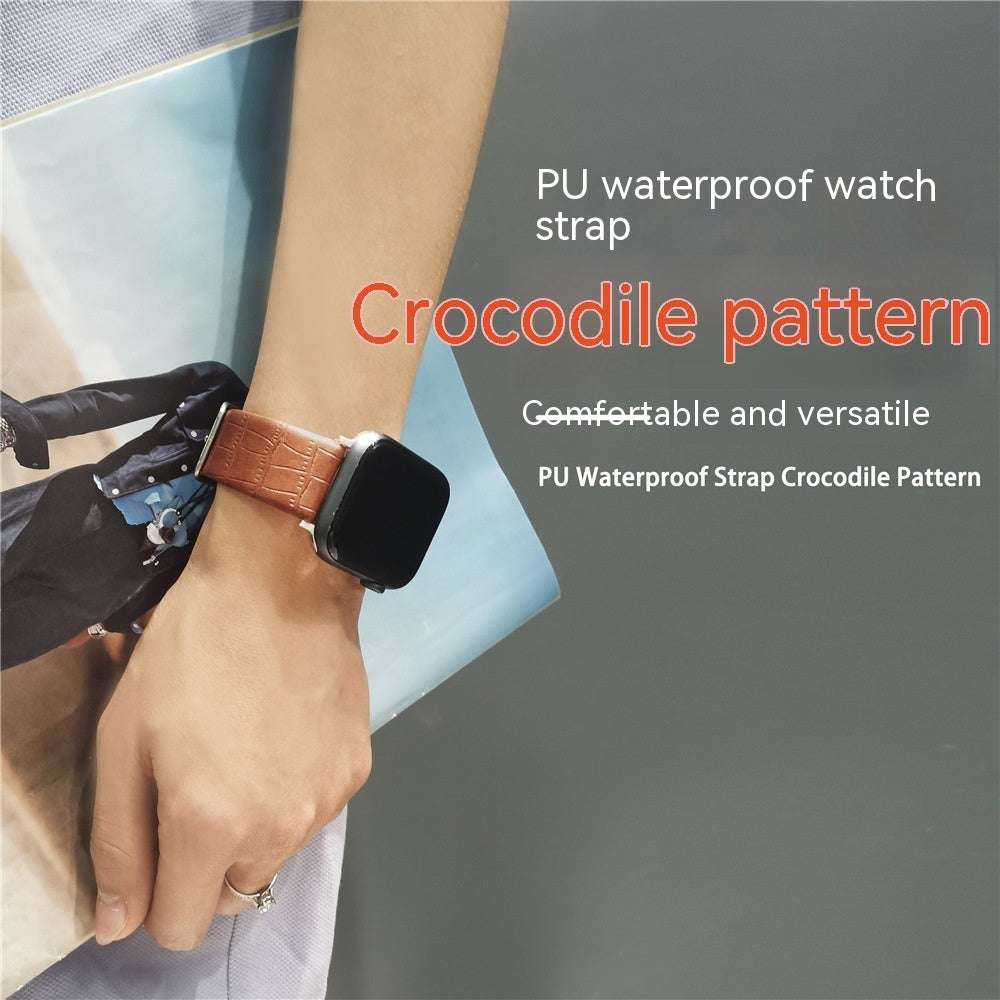 Cross-border Leather Watch Strap
