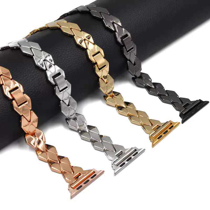 Diamond Cut Apple Watch Strap