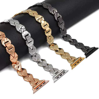 Diamond Cut Apple Watch Strap