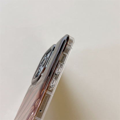 Double Inside Twill Water Ripple Pattern Apple iPhone Case