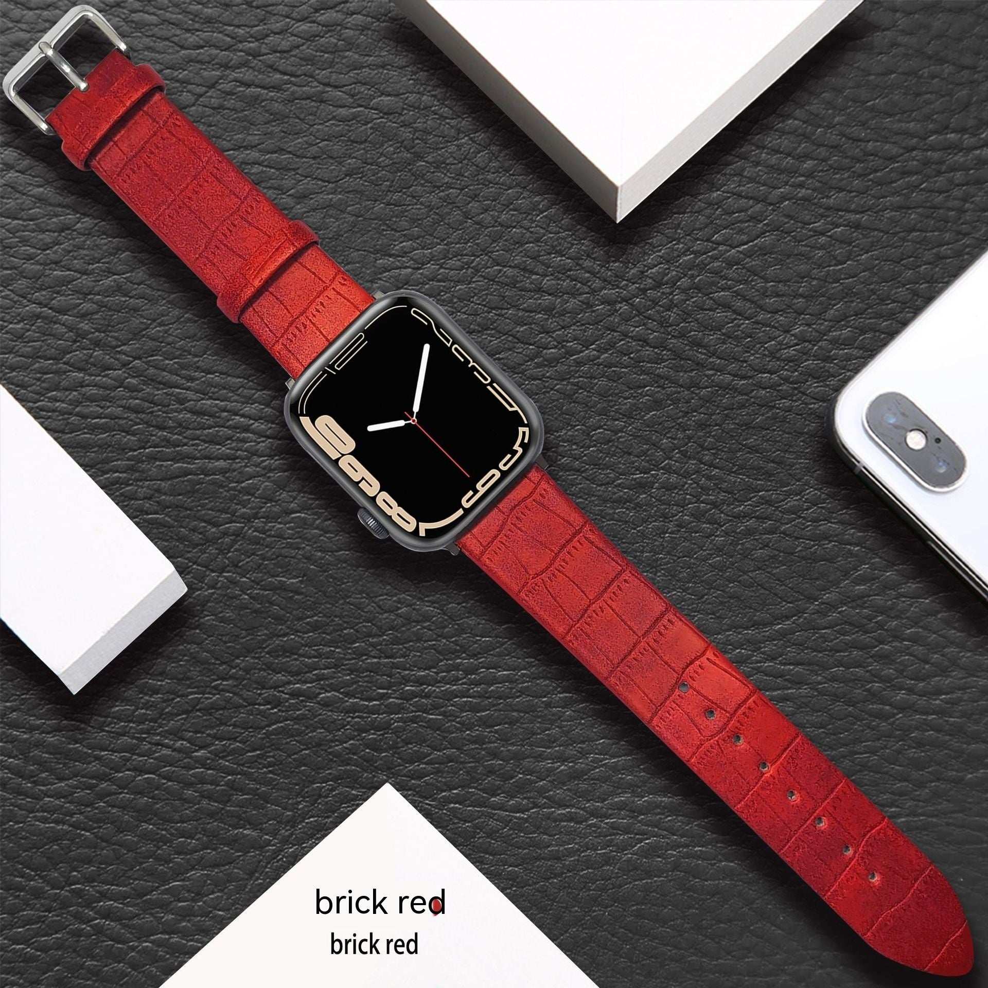 Cross-border Leather Watch Strap