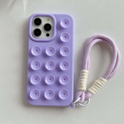 Silicone Suction Cup Lanyard Apple iPhone Cover