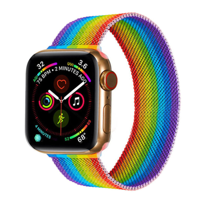 Magnetic Attraction Milanese Loop Apple Watch Metal Strap