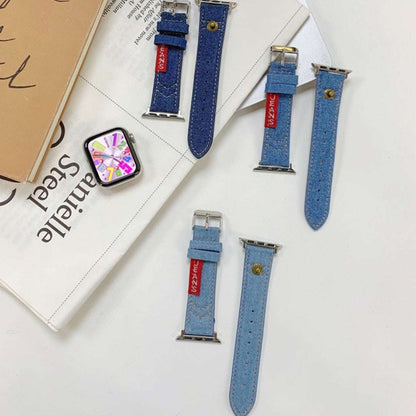 CASYFiE Vintage Embroidered Apple Watch Strap