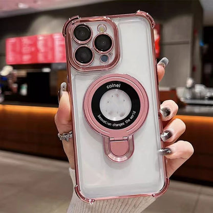 Magnetic Suction With Four Shatterproof Angles iPhone Case