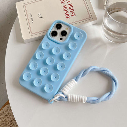 Silicone Suction Cup Lanyard Apple iPhone Cover