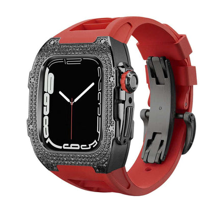CASYFiE Modified With Diamond Case Apple Watch Strap