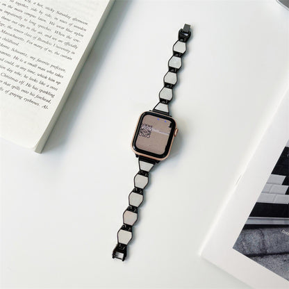 Metal Shell Hexagon Apple Watch Strap For Her