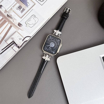 Bee Leather Plain Apple Watch Strap