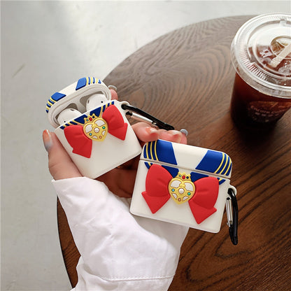 Cute Bow Style Silicone Apple AirPods Cover