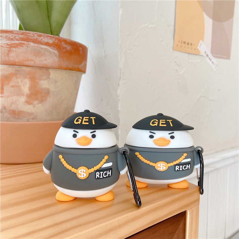Cute Hip Hop Duck Apple AirPods Case
