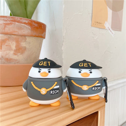 Cute Hip Hop Duck Apple AirPods Case