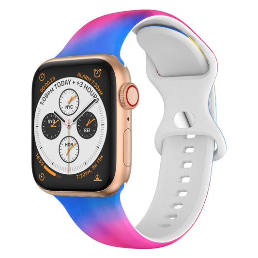 Printed Silicone Apple Watch Strap