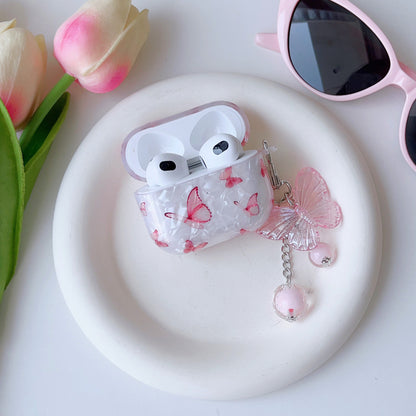 Shell Pattern Butterfly Apple AirPods Case