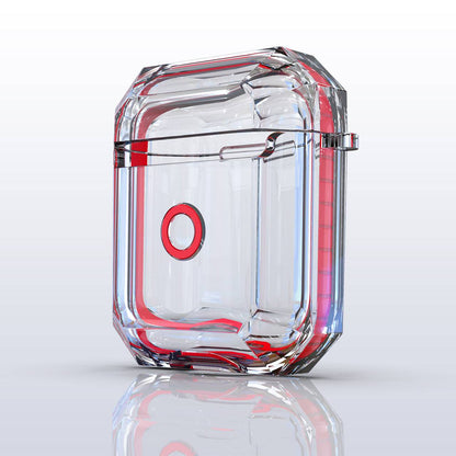 Two-Color Transparent Apple AirPods Case