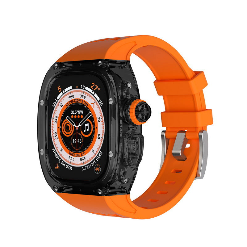 Translucent Silicone Apple Modification Case 49 MM