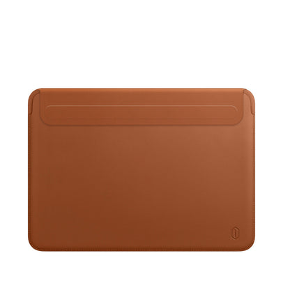 Premium PU Leather Clamshell Laptop Sleeve – Sleek & Professional