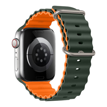 Ocean Ripple Silicone Apple Watch Strap