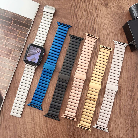 CASYFiE Metal Stainless Steel Apple Watch Strap