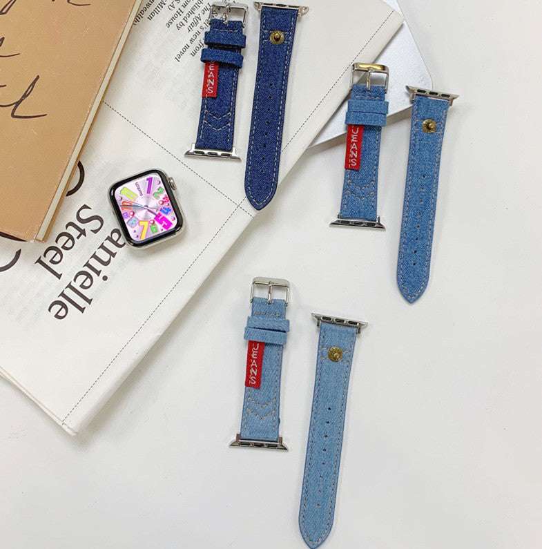 CASYFiE Vintage Embroidered Apple Watch Strap