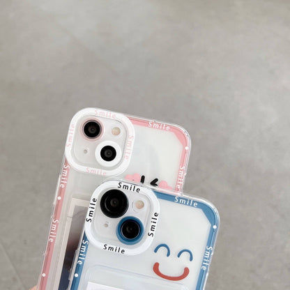 Transparent Smile iPhone Protective Case