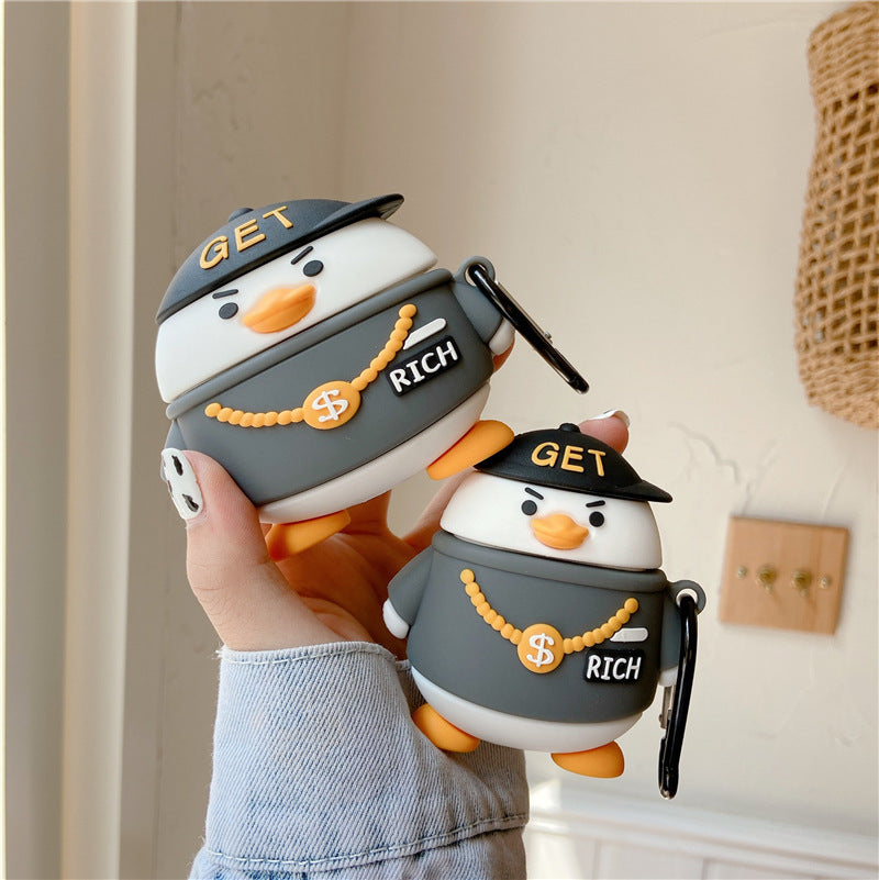 Cute Hip Hop Duck Apple AirPods Case