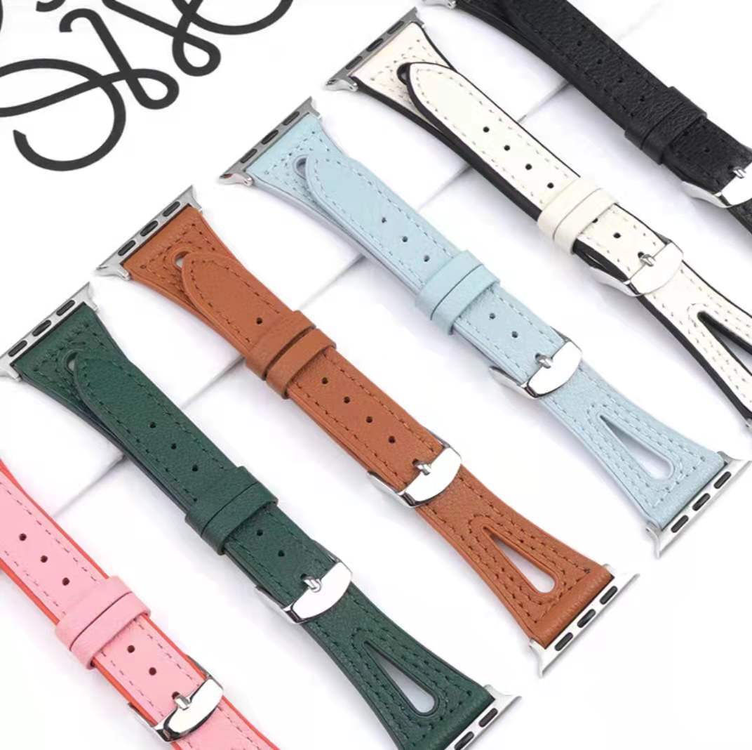 Silicone Leather Apple Watch Strap For Her