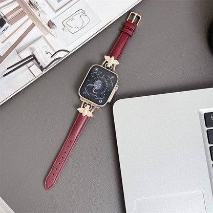 Bee Leather Plain Apple Watch Strap