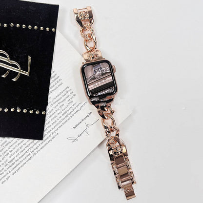 Cross Heart Stainless Steel Strap Apple Watch Strap For Her