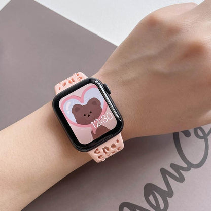 Hollow Silicone Apple Watch Strap