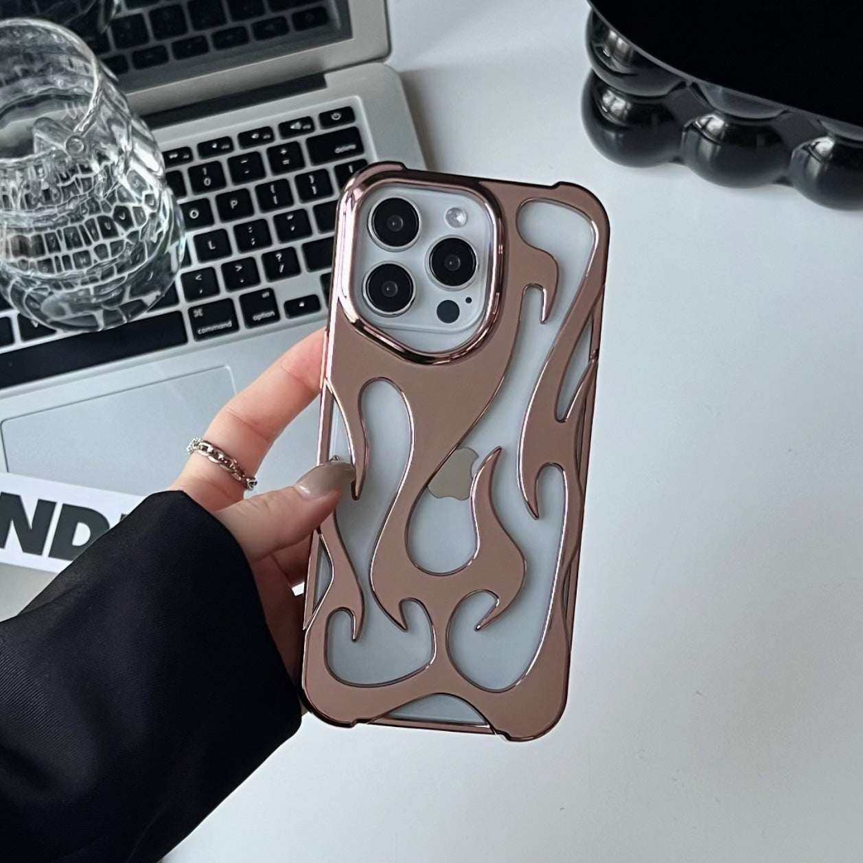 Electroplated Hollow Heat Dissipation iPhone Case