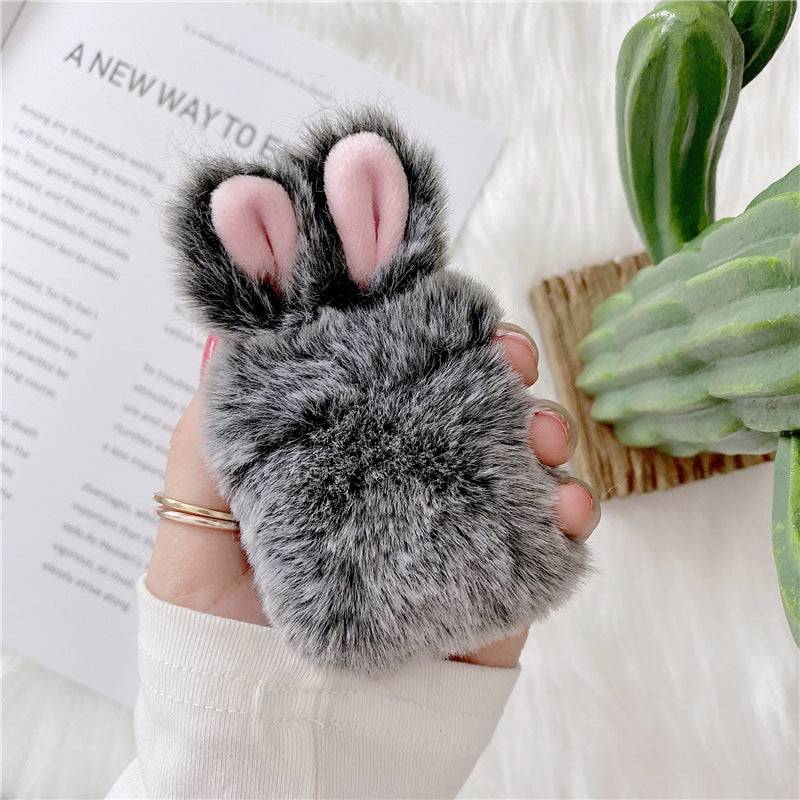 Plush Rabbit Apple AirPods Case