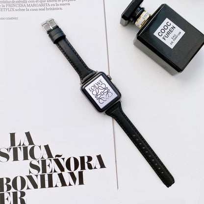 Slim Leather Apple Watch Strap