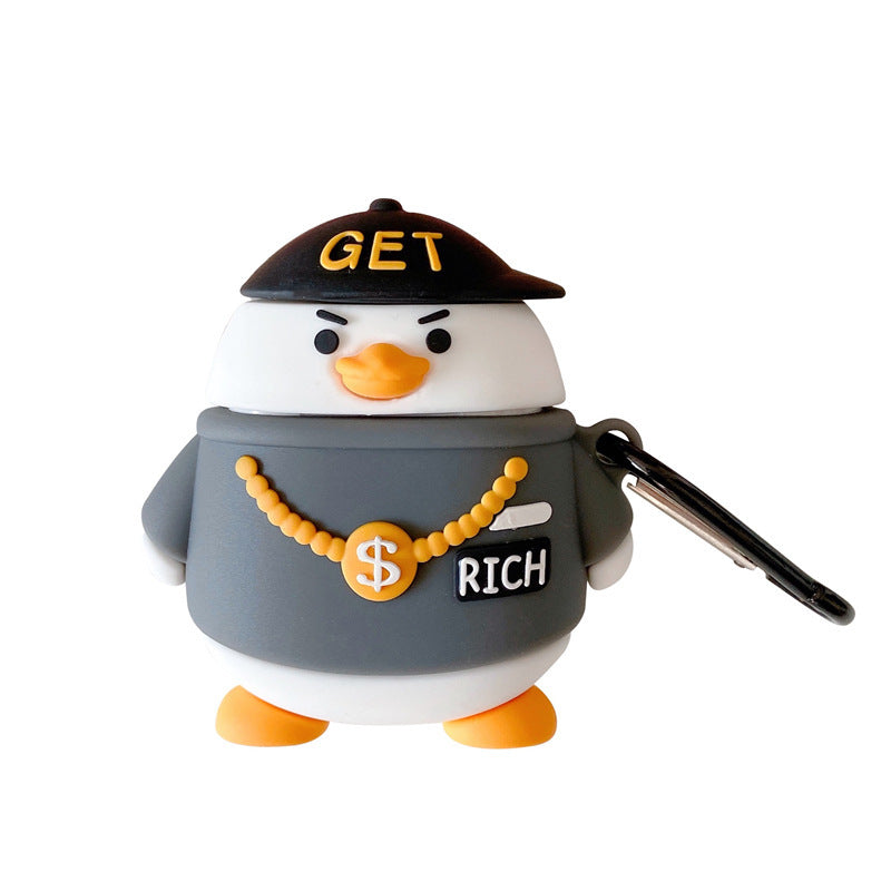 Cute Hip Hop Duck Apple AirPods Case