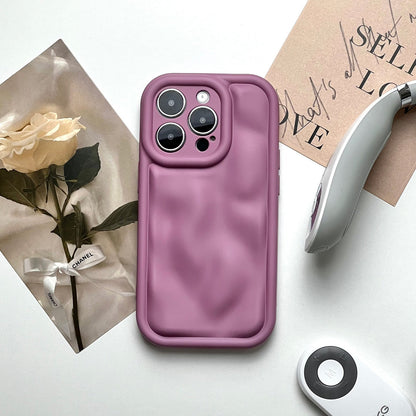 Meteorite Pattern Silicone Apple iPhone Case