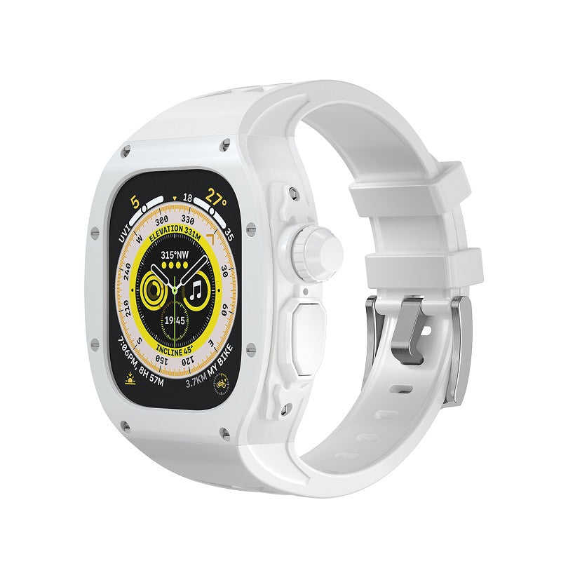 Translucent Silicone Apple Modification Case 49 MM