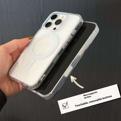 Transparent Smart Magnetic Silicone iPhone Case