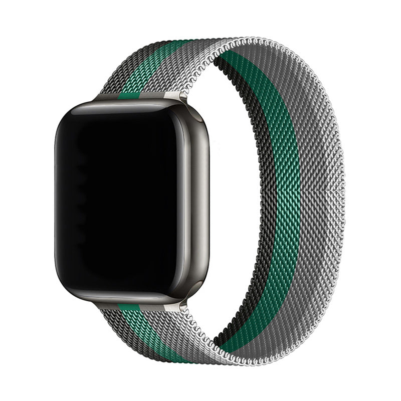 Magnetic Attraction Milanese Loop Apple Watch Metal Strap
