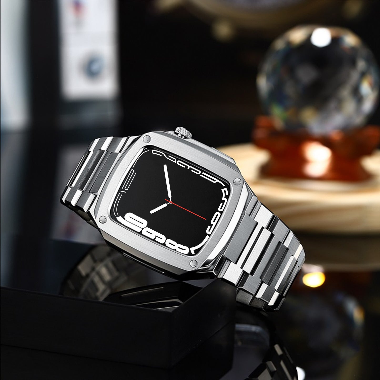 Stainless Steel Integrated Protective Apple Watch Case