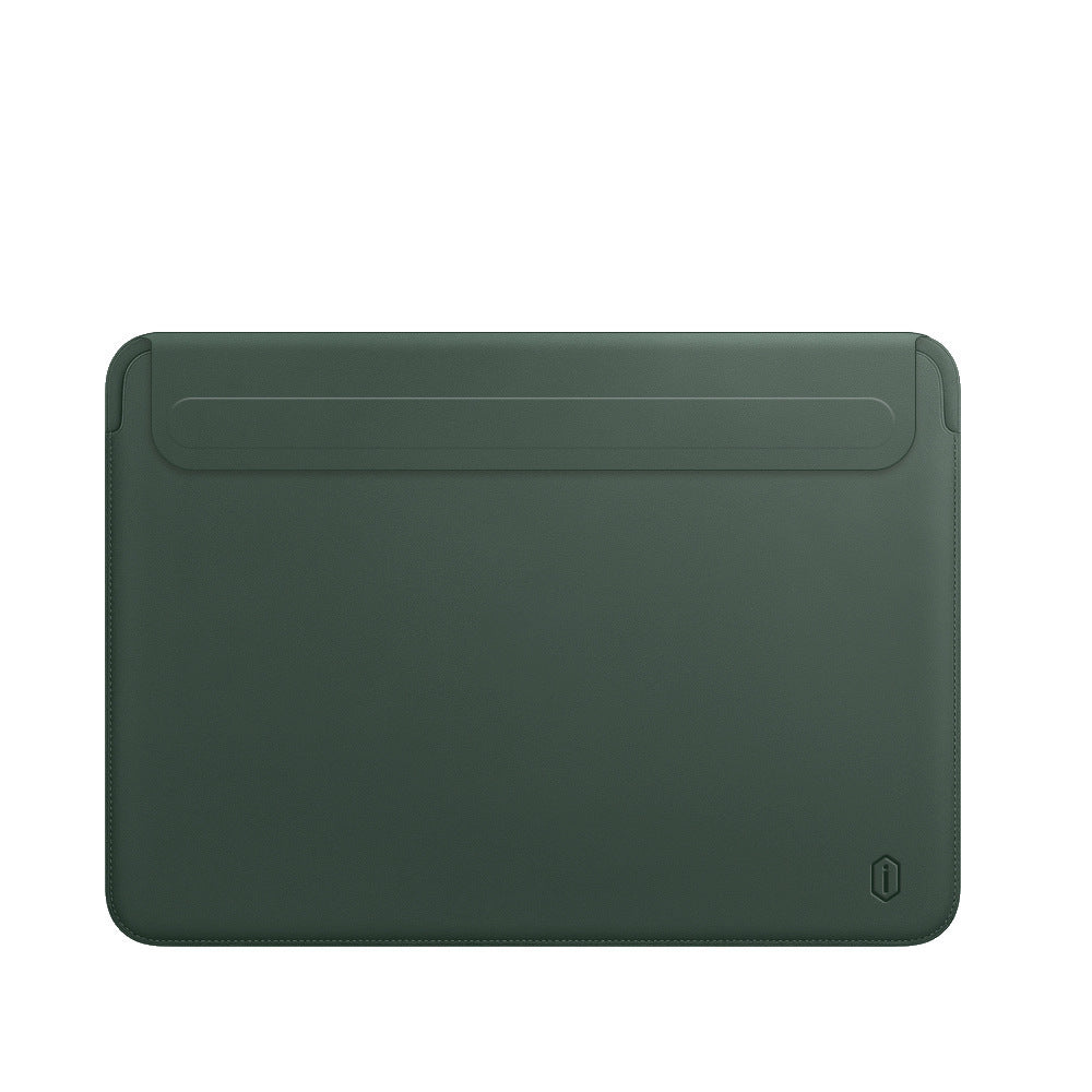 Premium PU Leather Clamshell Laptop Sleeve – Sleek & Professional