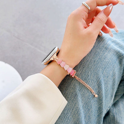 Beautiful Gradient Shell Apple Watch Strap For Women