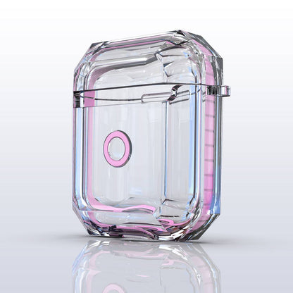 Two-Color Transparent Apple AirPods Case