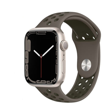 Sports Rainbow Silicone Apple Watch Strap
