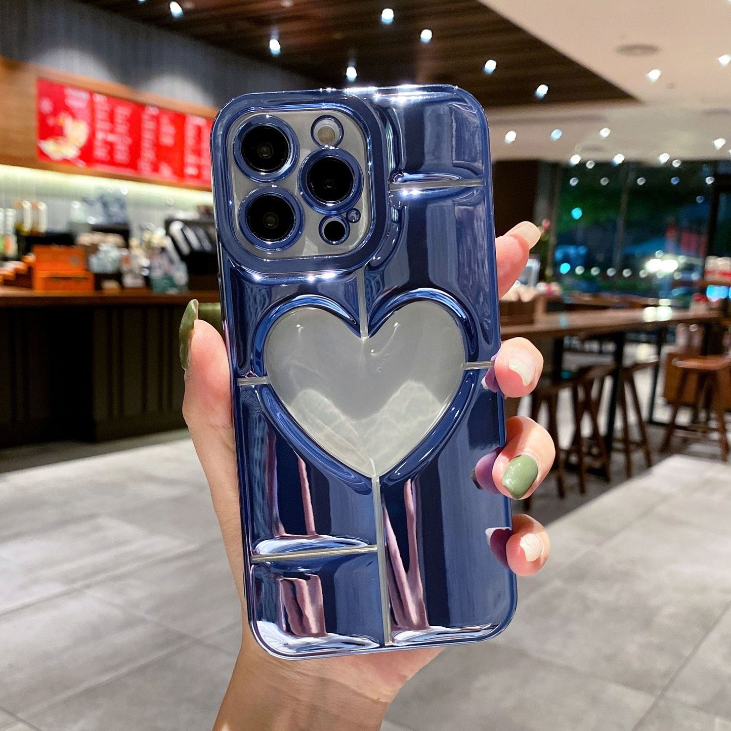 Electroplated Big Love Apple iPhone Case