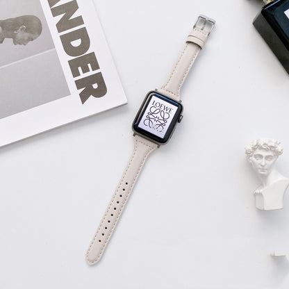 Slim Leather Apple Watch Strap