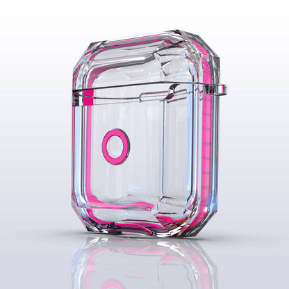 Two-Color Transparent Apple AirPods Case